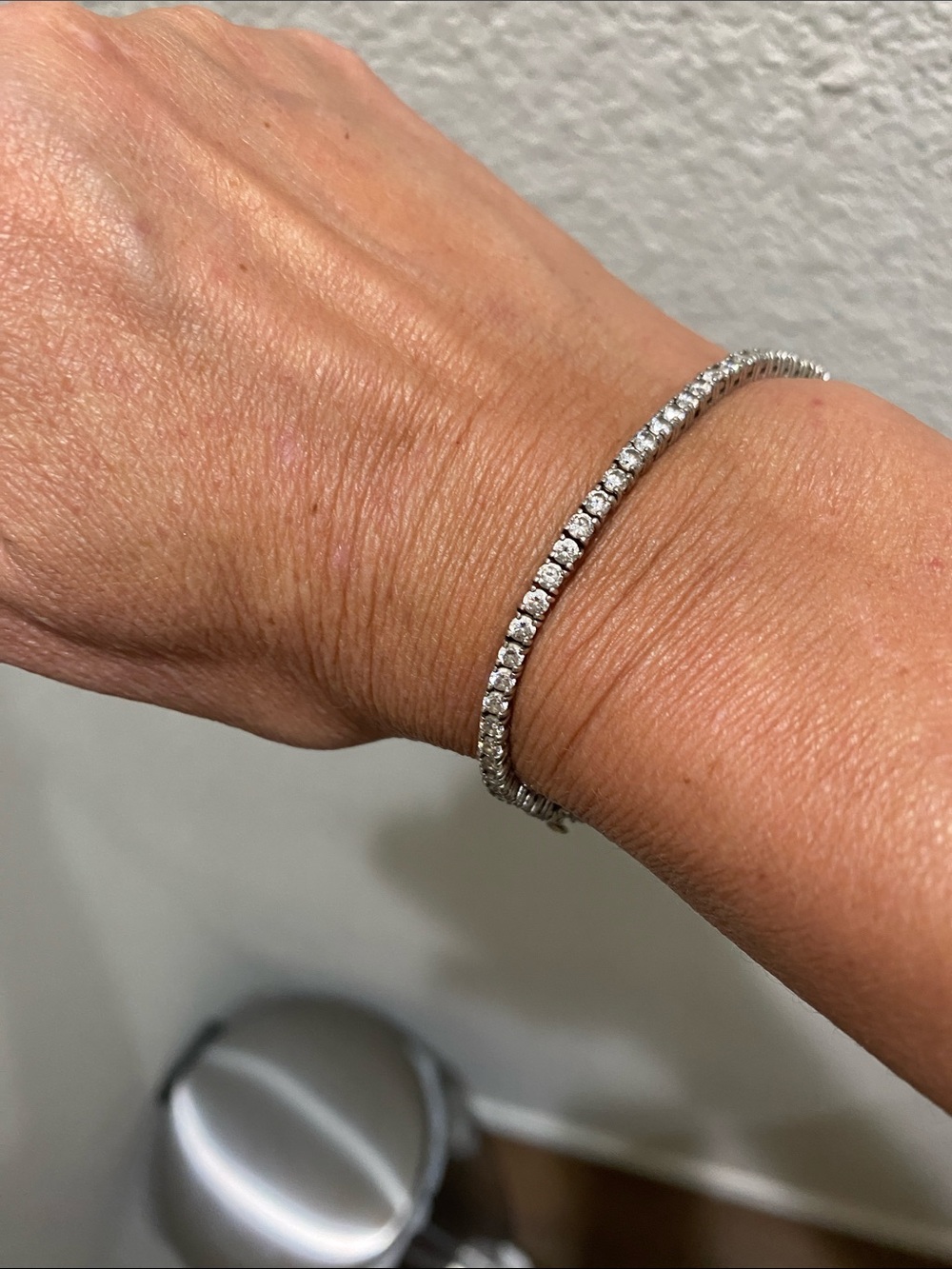 Classic Tennis Bracelet - Sterling Silver Simulated Diamond 💎 925